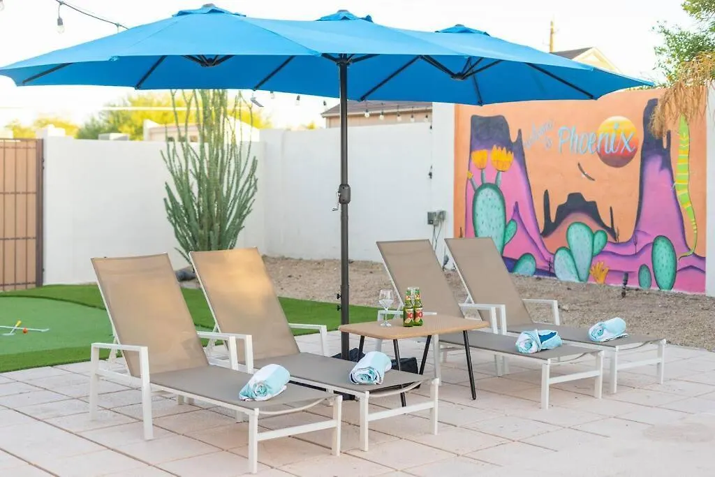 Phoenix Oasis I Free Heated Pool I Mini Golf I Luxe 4Br 0*,  États-Unis